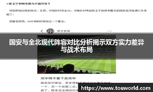 国安与全北现代阵容对比分析揭示双方实力差异与战术布局